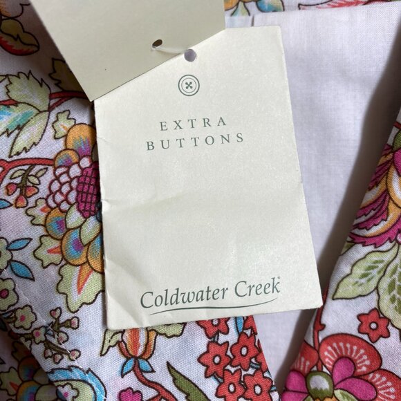 Coldwater Creek Blazer Linen Blend Button Collar Pockets Y2K 1X - Picture 6 of 9